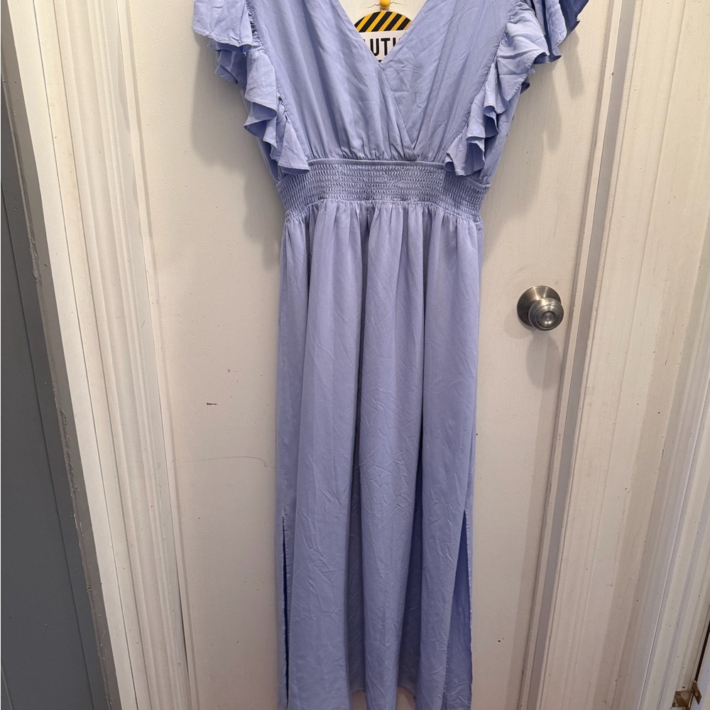 Elegant Lavender Maxi Dress